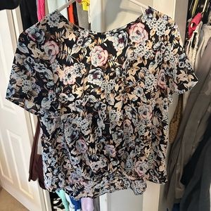 floral blouse